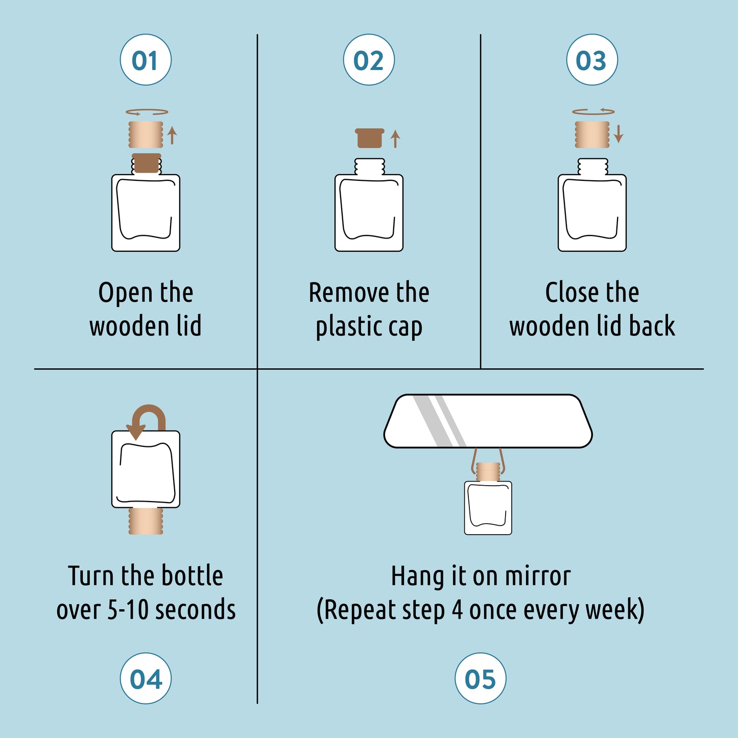 Pulcher Aqua Car Perfume 10 ml – Car Luxury Perfume with Smooth Fragrance