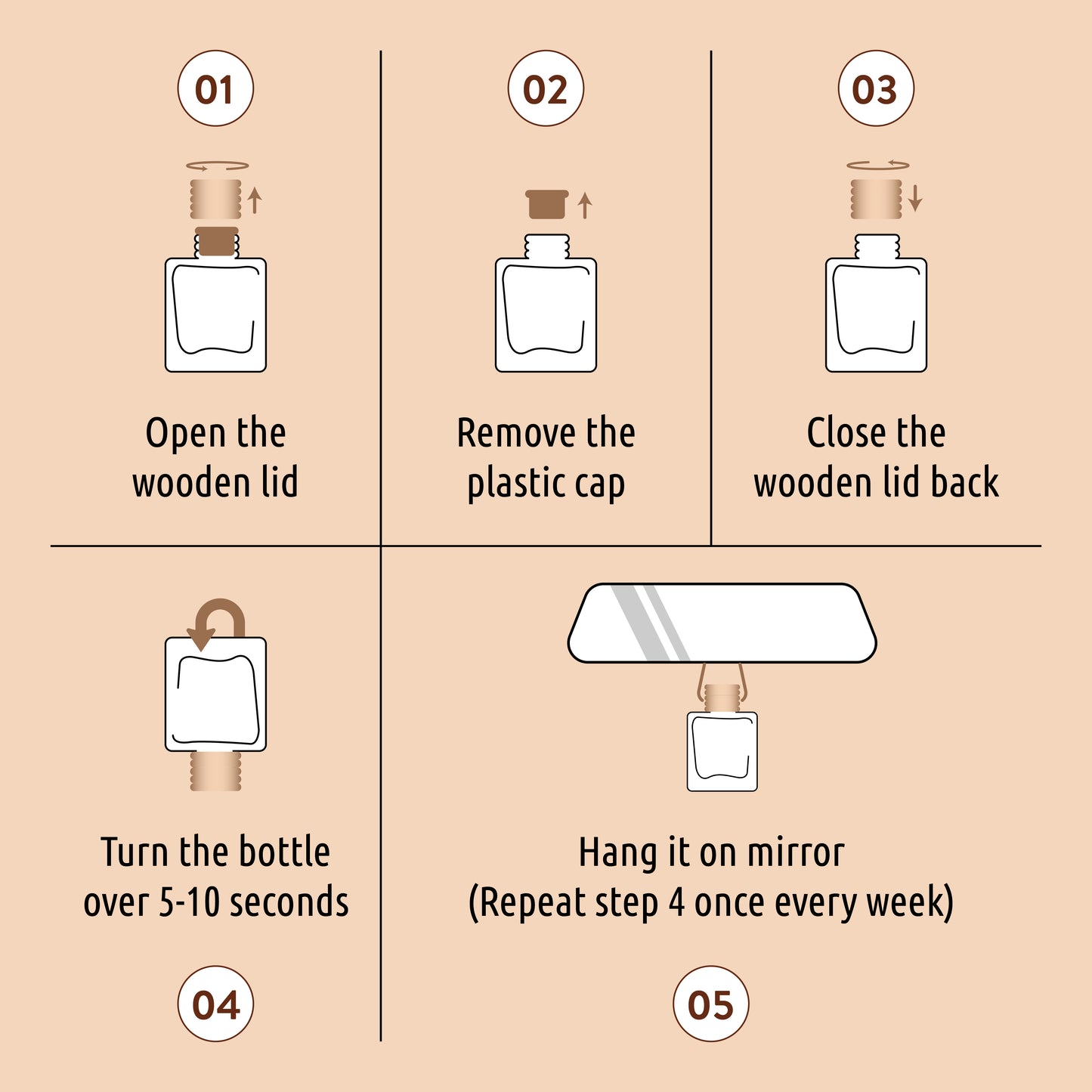 Pulcher Musk Car Luxury Perfume 10 ml – Classic Car Air Freshener Hanging Pod