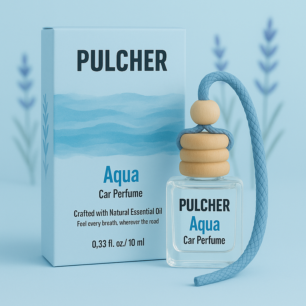 Pulcher Aqua Car Perfume 10 ml – Car Luxury Perfume with Smooth Fragrance