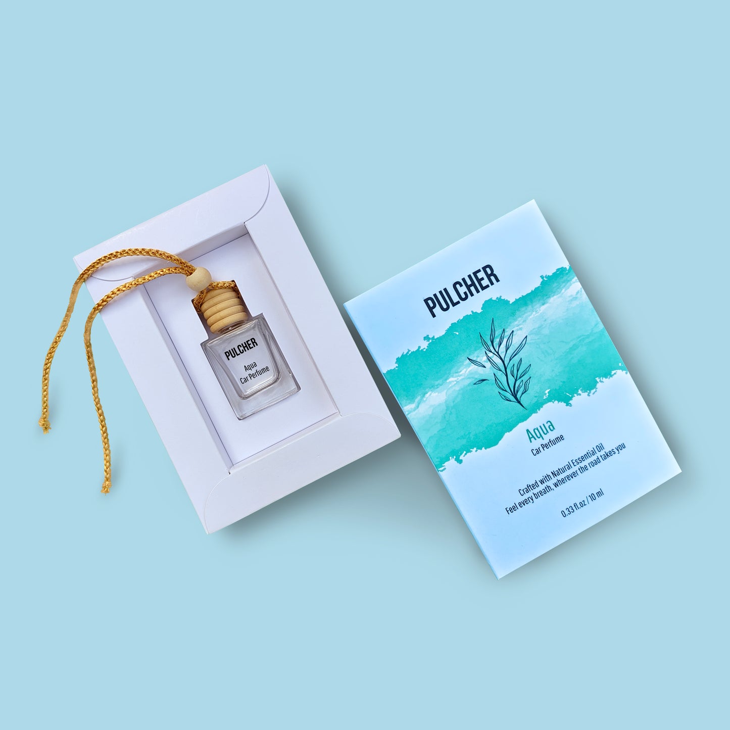Pulcher Aqua Car Perfume 10 ml – Car Luxury Perfume with Smooth Fragrance